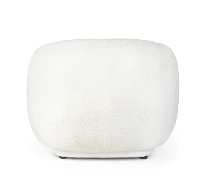 Bizzotto Poltrone E Chaise Longue>POLTRONA EFFETTO BOUCLE' BIANCO - TECLA