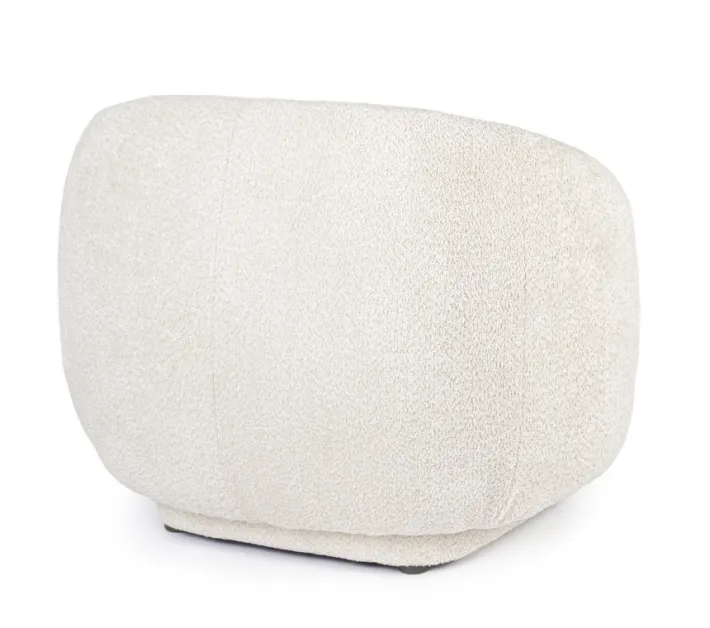 Bizzotto Poltrone E Chaise Longue>POLTRONA EFFETTO BOUCLE' NATURALE - TECLA