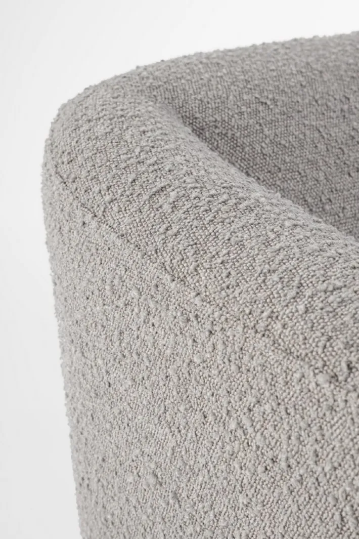 Bizzotto Poltrone E Chaise Longue>POLTRONA EFFETTO BOUCLE' GRIGIO - CLAUDINE