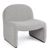 Bizzotto Poltrone E Chaise Longue>POLTRONA EFFETTO BOUCLE' GRIGIO - BASSILLA