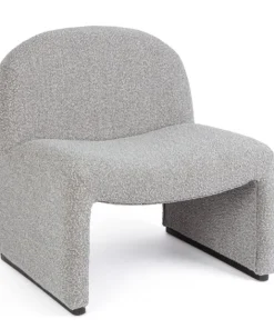 Bizzotto Poltrone E Chaise Longue>POLTRONA EFFETTO BOUCLE' GRIGIO - BASSILLA