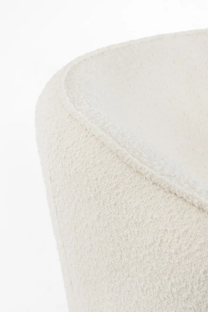 Bizzotto Poltrone E Chaise Longue>POLTRONA EFFETTO BOUCLE' BIANCO - AVRIL