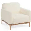 Bizzotto Poltrone E Chaise Longue>POLTRONA EFFETTO BOUCLE' NATURALE - DETROIT