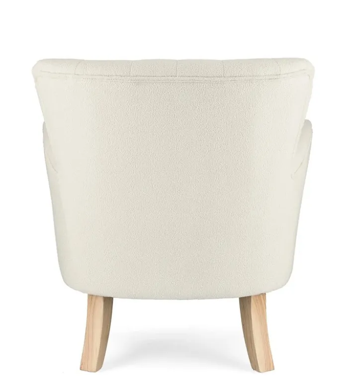 Bizzotto Poltrone E Chaise Longue>POLTRONA EFFETTO BOUCLE' PANNA - ORLINS