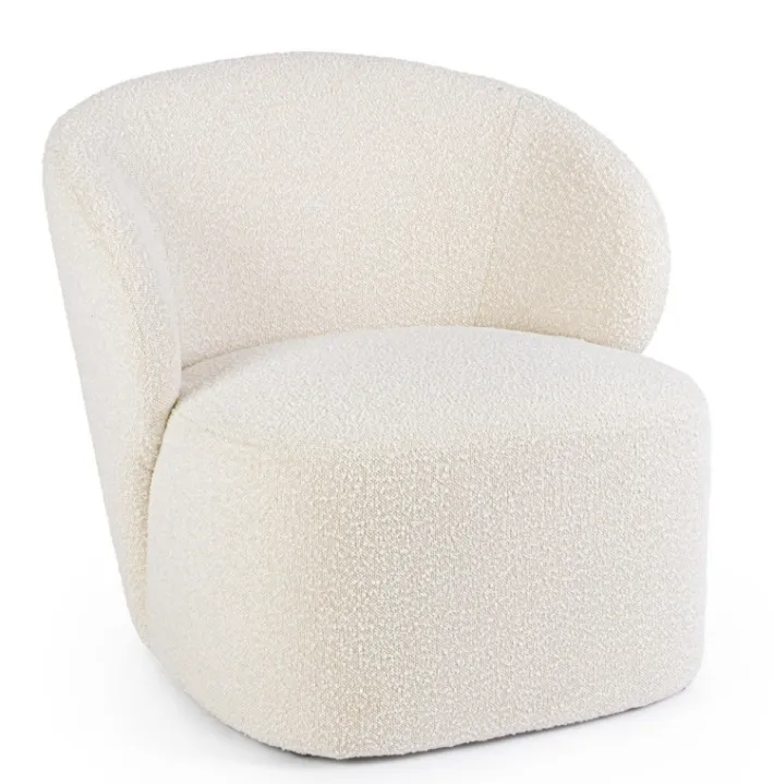 Bizzotto Poltrone E Chaise Longue>POLTRONA EFFETTO BUCLE' NATURALE - BABILA