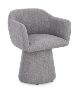 Bizzotto Poltrone E Chaise Longue>POLTRONA GIREVOLE GRIGIO SCURO - LOTTIE