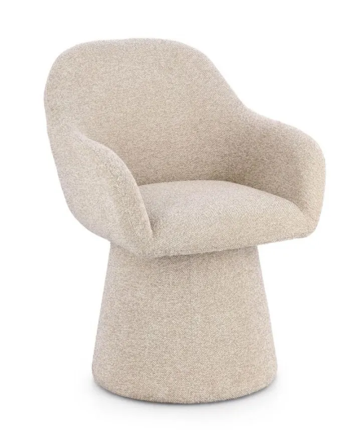 Bizzotto Poltrone E Chaise Longue>POLTRONA GIREVOLE ANTARA BEIGE