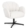 Bizzotto Poltrone E Chaise Longue>POLTRONA GIREVOLE CHLOE SNOW