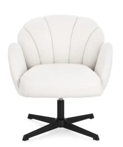Bizzotto Poltrone E Chaise Longue>POLTRONA GIREVOLE CHLOE SNOW