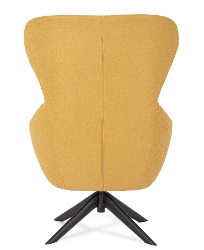 Bizzotto Poltrone E Chaise Longue>POLTRONA GIREVOLE HAILEY SENAPE