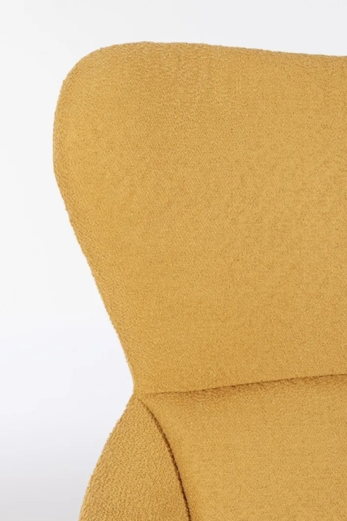 Bizzotto Poltrone E Chaise Longue>POLTRONA GIREVOLE HAILEY SENAPE