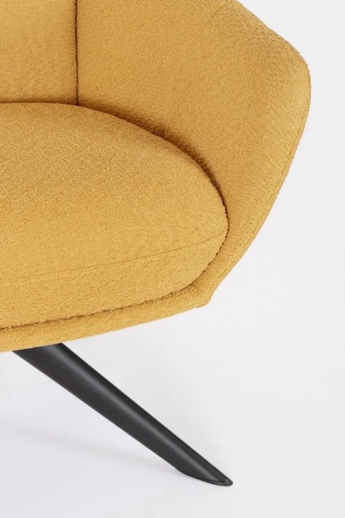 Bizzotto Poltrone E Chaise Longue>POLTRONA GIREVOLE HAILEY SENAPE