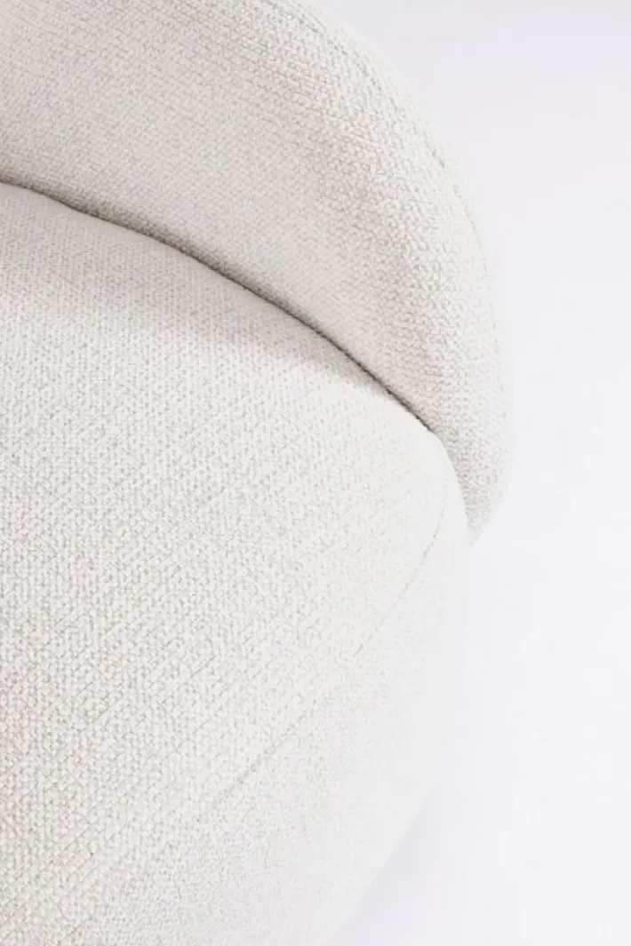 Bizzotto Poltrone E Chaise Longue>POLTRONA GIREVOLE HARPER BIANCO
