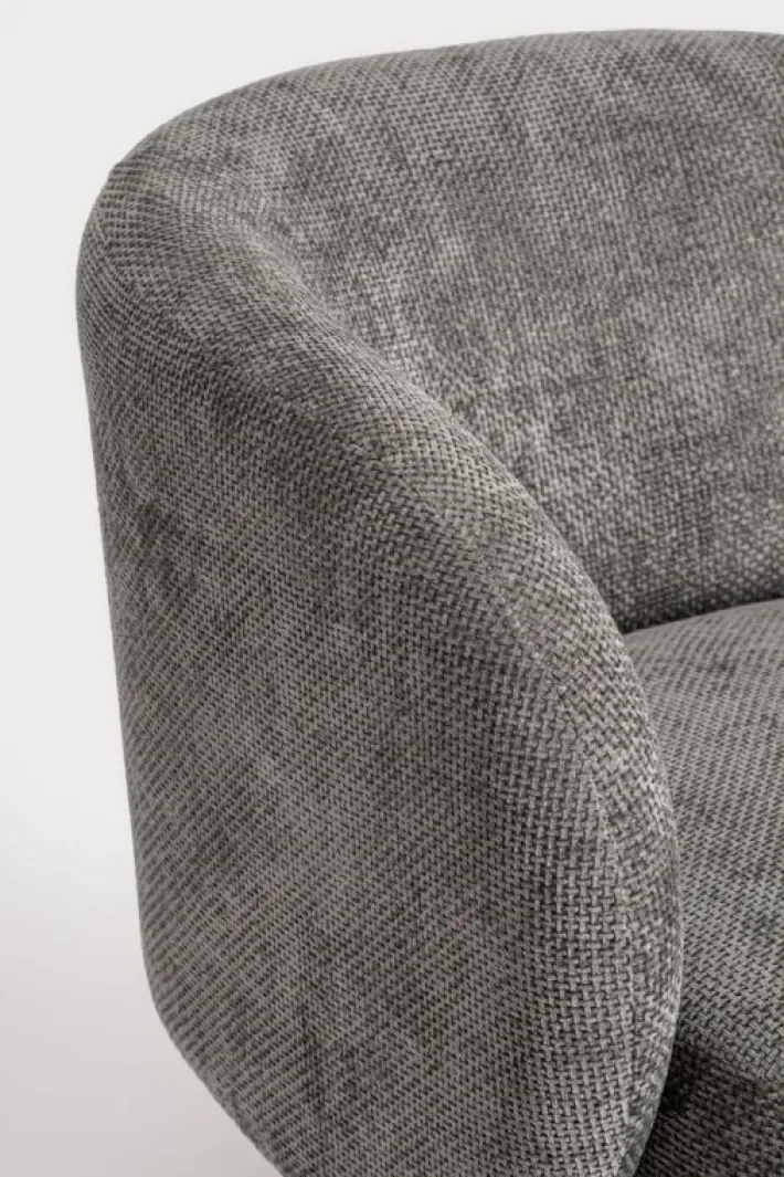 Bizzotto Poltrone E Chaise Longue>POLTRONA GIREVOLE JULIENNE GRIGIO SCURO