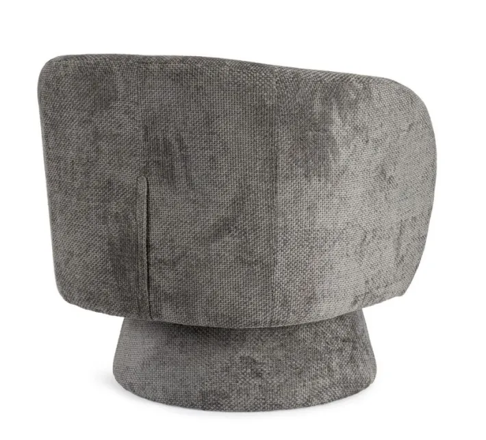 Bizzotto Poltrone E Chaise Longue>POLTRONA GIREVOLE JULIENNE GRIGIO SCURO