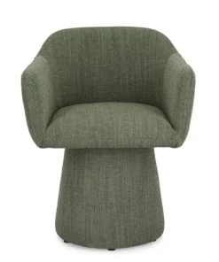 Bizzotto Poltrone E Chaise Longue>POLTRONA GIREVOLE LOTTIE VERDE