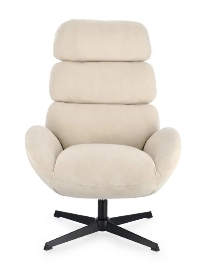 Bizzotto Poltrone E Chaise Longue>POLTRONA GIREVOLE VIOLANTE PERLA