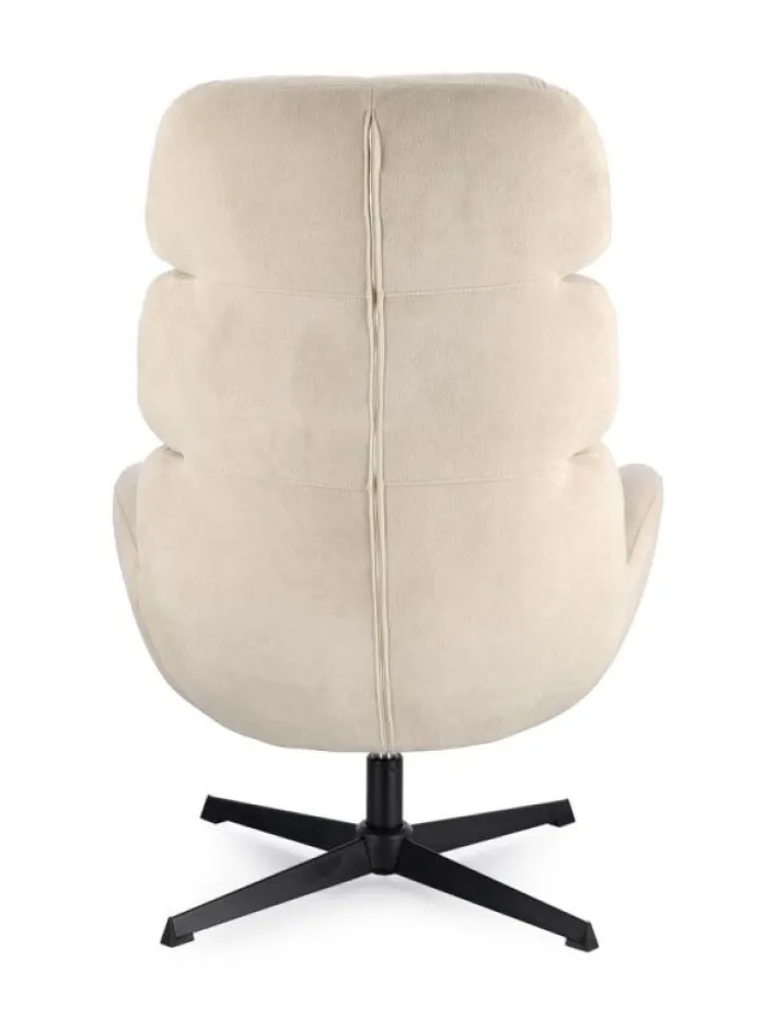 Bizzotto Poltrone E Chaise Longue>POLTRONA GIREVOLE VIOLANTE PERLA