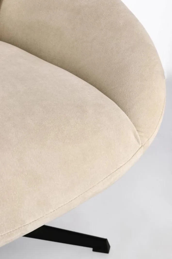 Bizzotto Poltrone E Chaise Longue>POLTRONA GIREVOLE VIOLANTE PERLA