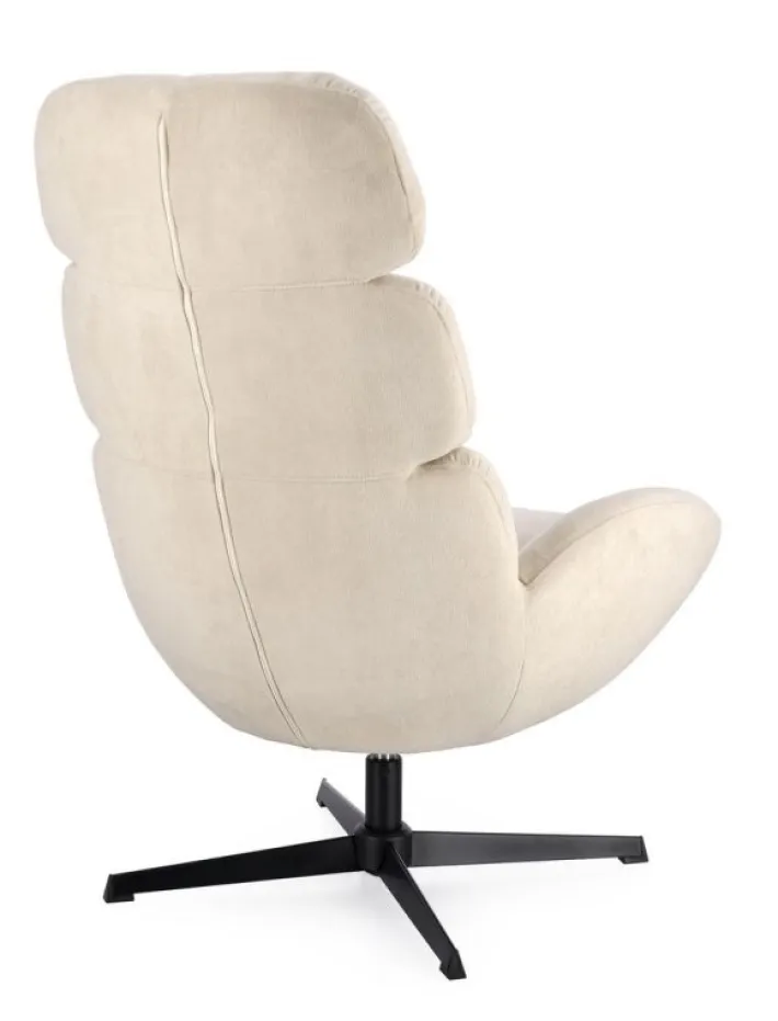 Bizzotto Poltrone E Chaise Longue>POLTRONA GIREVOLE VIOLANTE PERLA