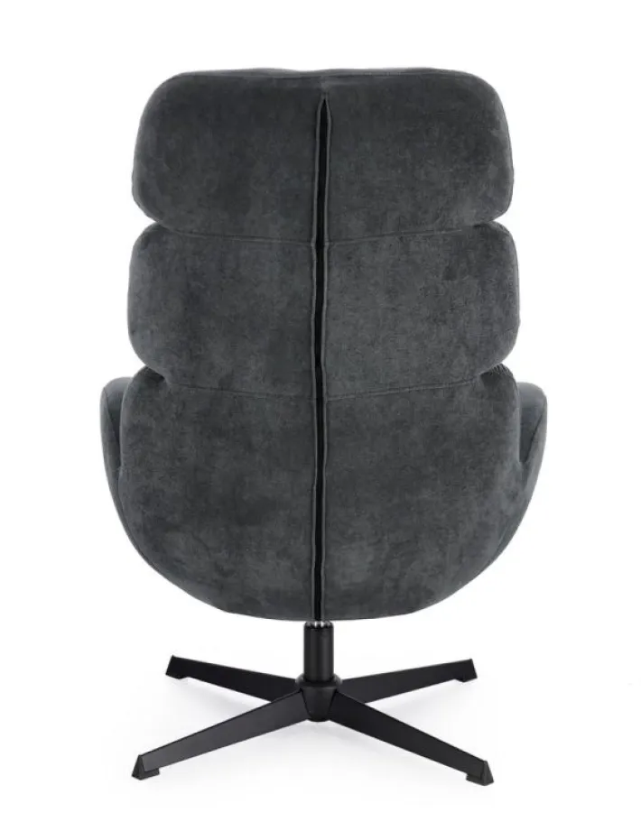 Bizzotto Poltrone E Chaise Longue>POLTRONA GIREVOLE VIOLANTE NERO