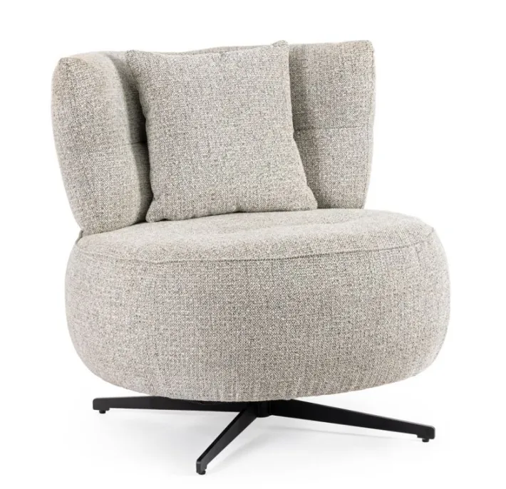 Bizzotto Poltrone E Chaise Longue>POLTRONA GONNIE GRIGIO PUNTINATO