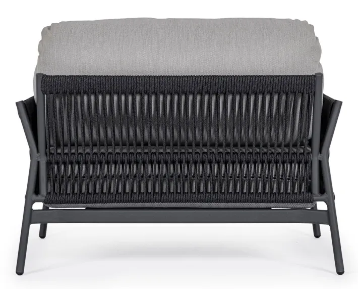 Bizzotto Poltrone>POLTRONA IN ALLUMINIO ANTRACITE QS22/GRAPHITE- PARDIS