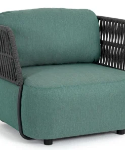 Bizzotto Poltrone>POLTRONA IN ALLUMINIO ANTRACITE - PALMER
