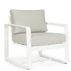 Bizzotto Poltrone>POLTRONA IN ALLUMINIO BIANCO YK11 - MERRIGAN