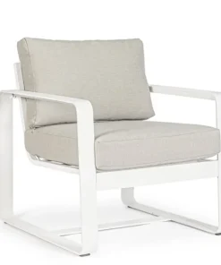 Bizzotto Poltrone>POLTRONA IN ALLUMINIO BIANCO YK11 - MERRIGAN