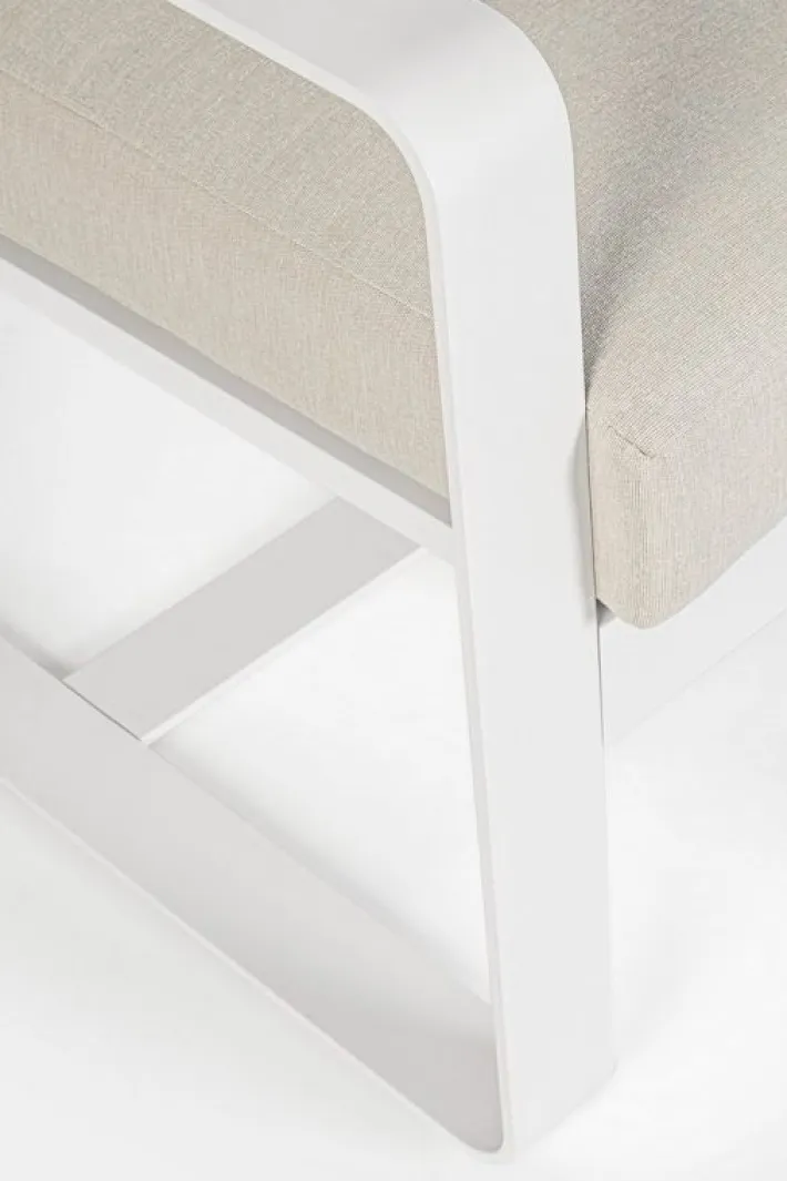 Bizzotto Poltrone>POLTRONA IN ALLUMINIO BIANCO YK11 - MERRIGAN