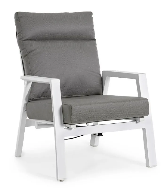 Bizzotto Poltrone>POLTRONA IN ALLUMINIO BIANCO JX11 - KLEDI