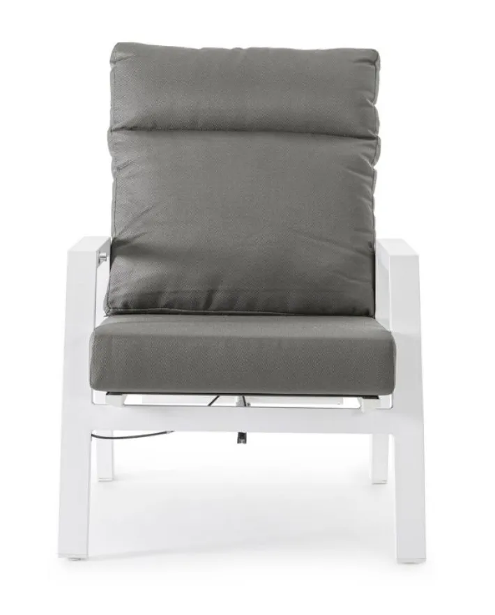 Bizzotto Poltrone>POLTRONA IN ALLUMINIO BIANCO JX11 - KLEDI