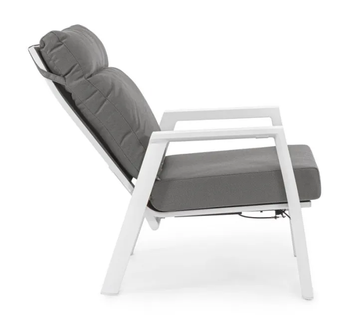 Bizzotto Poltrone>POLTRONA IN ALLUMINIO BIANCO JX11 - KLEDI
