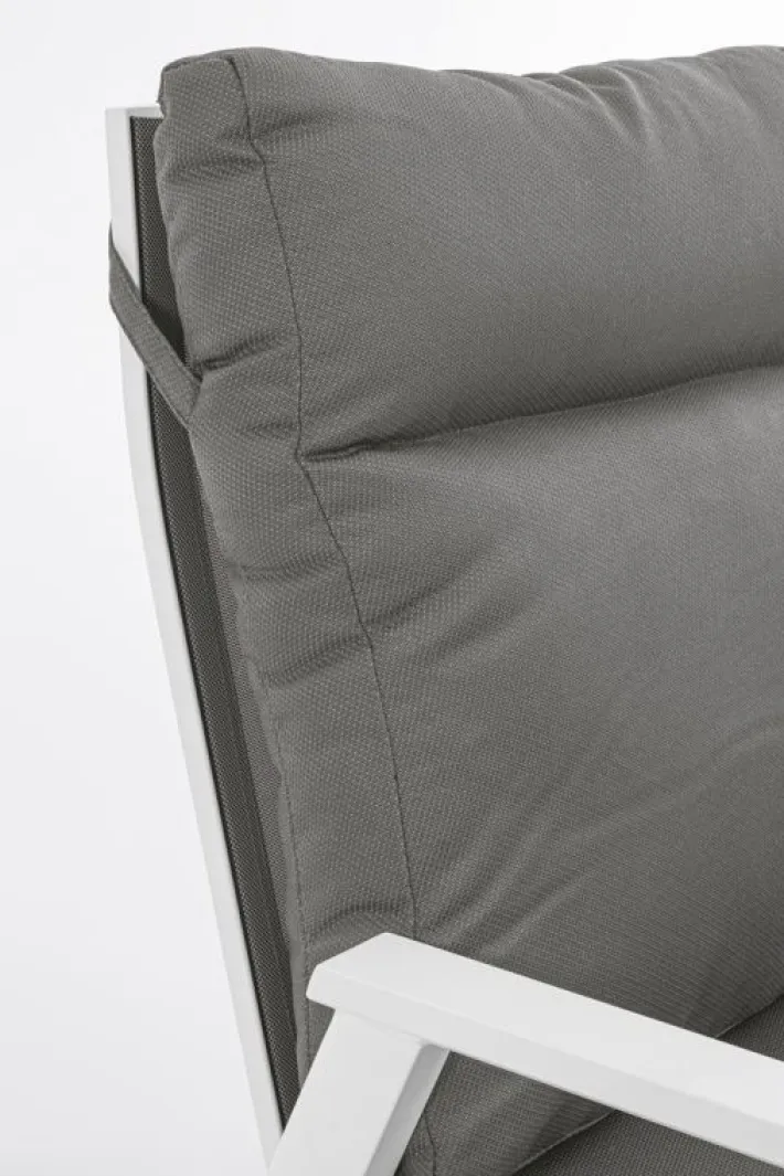 Bizzotto Poltrone>POLTRONA IN ALLUMINIO BIANCO JX11 - KLEDI