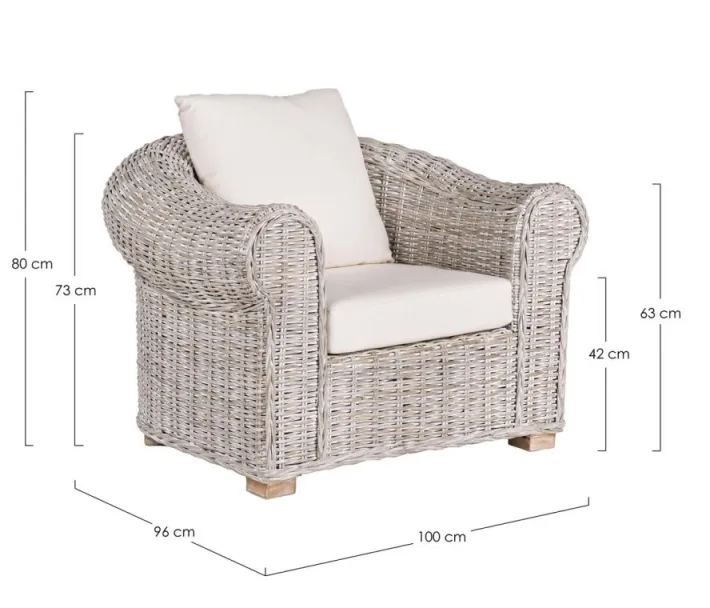 Bizzotto Poltrone E Chaise Longue>POLTRONA IN FIBRE NATURALI - COBA