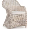 Bizzotto Sedie>POLTRONA IN FIBRE NATURALI BIANCA - MARTIN NEW