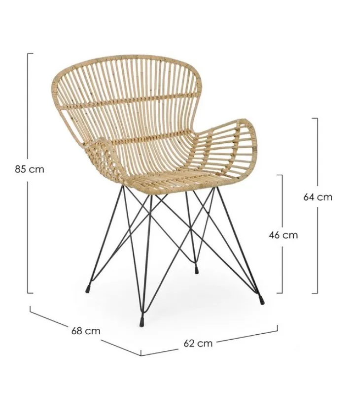 Bizzotto Poltrone E Chaise Longue>POLTRONA IN FIBRE NATURALI - VENTURS