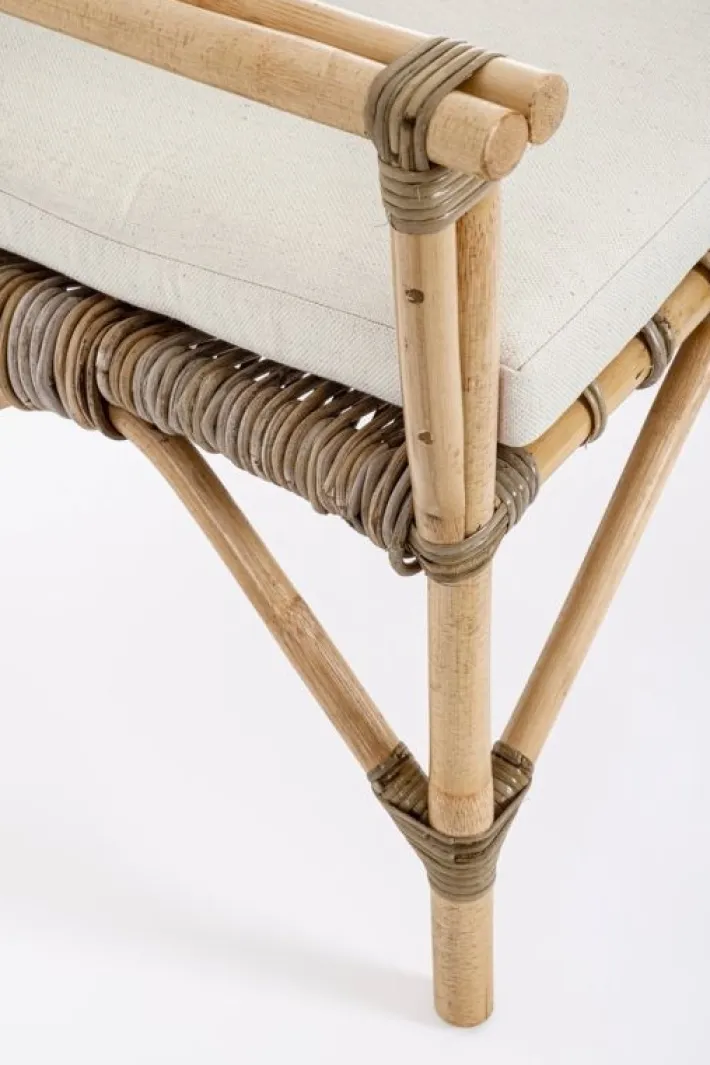 Bizzotto Poltrone E Chaise Longue>POLTRONA IN FIBRE NATURALI CON CUSCINO - TARIFA