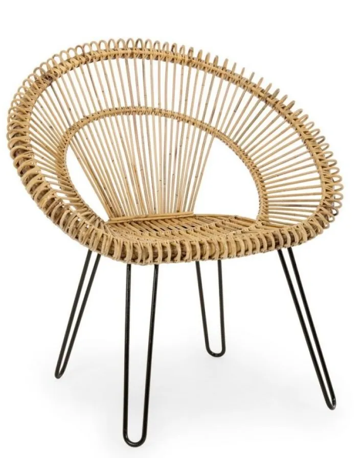 Bizzotto Poltrone E Chaise Longue>POLTRONA IN FIBRE NATURALI - ESTEBAN