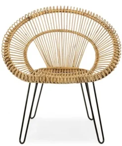 Bizzotto Poltrone E Chaise Longue>POLTRONA IN FIBRE NATURALI - ESTEBAN