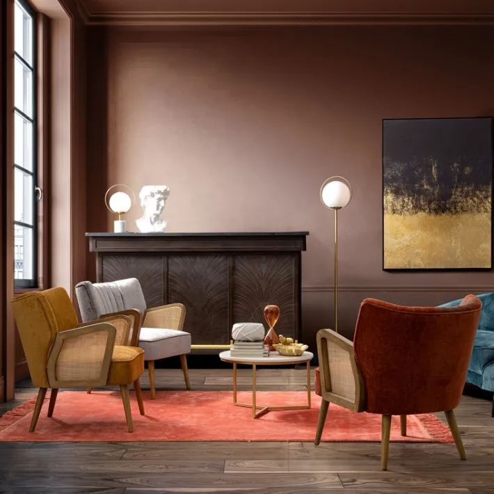 Bizzotto Poltrone E Chaise Longue>POLTRONA IN LEGNO MATTONE - VIRNA