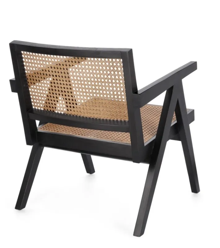 Bizzotto Poltrone E Chaise Longue>POLTRONA IN LEGNO NERO - GALIA