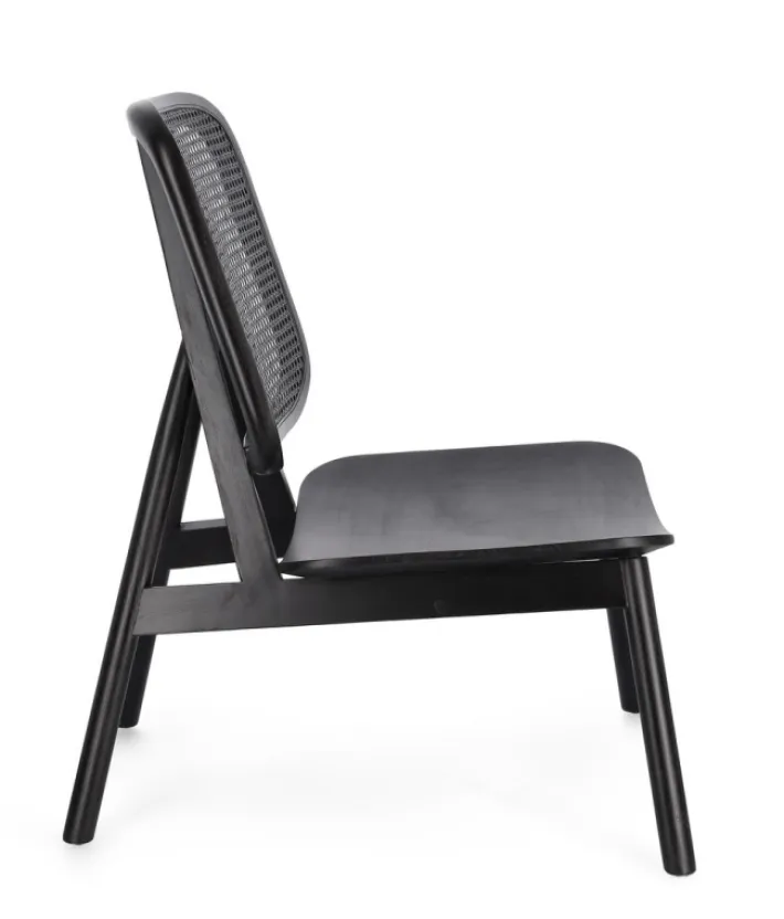 Bizzotto Poltrone E Chaise Longue>POLTRONA IN LEGNO NERO - YVES