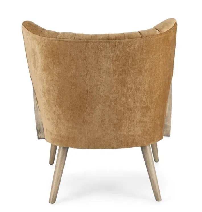 Bizzotto Poltrone E Chaise Longue>POLTRONA IN LEGNO SENAPE - VIRNA