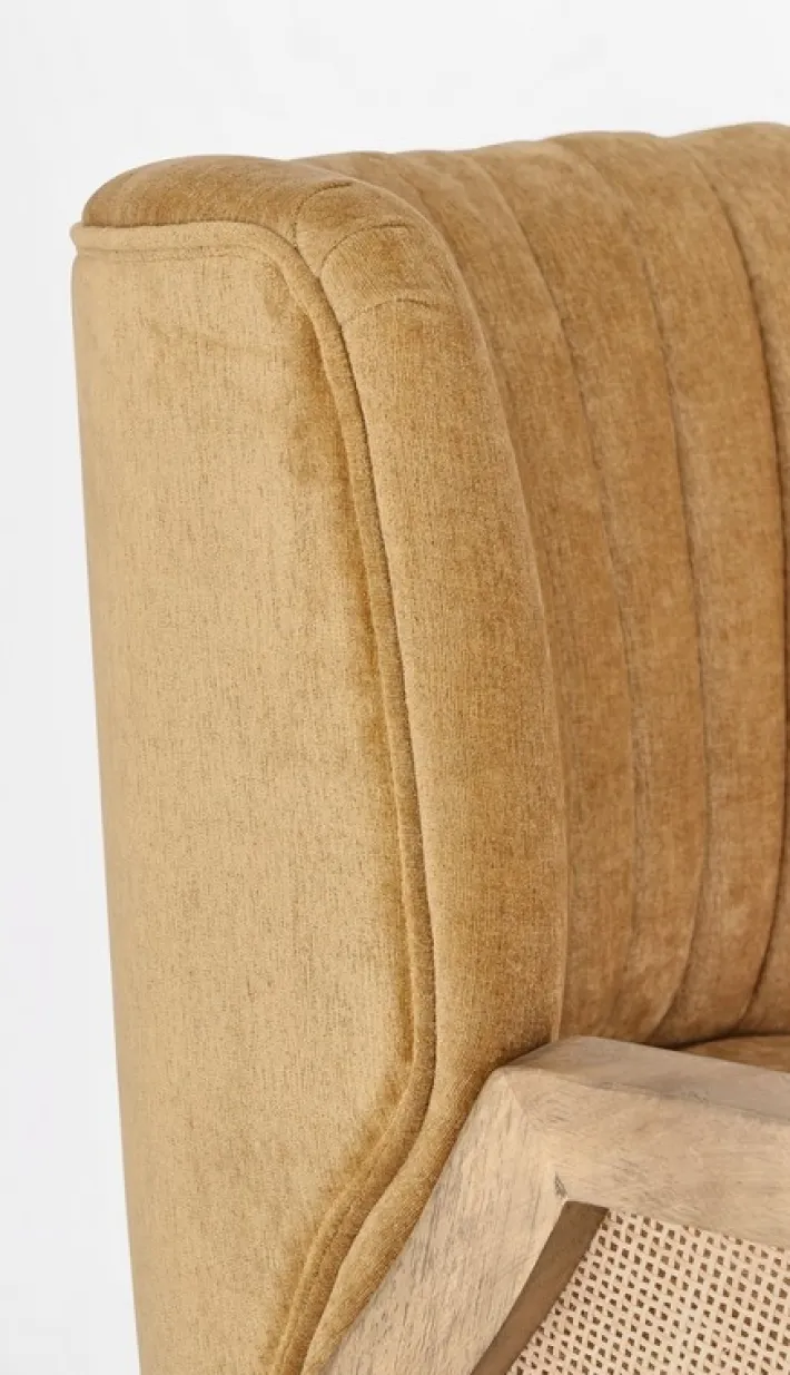 Bizzotto Poltrone E Chaise Longue>POLTRONA IN LEGNO SENAPE - VIRNA
