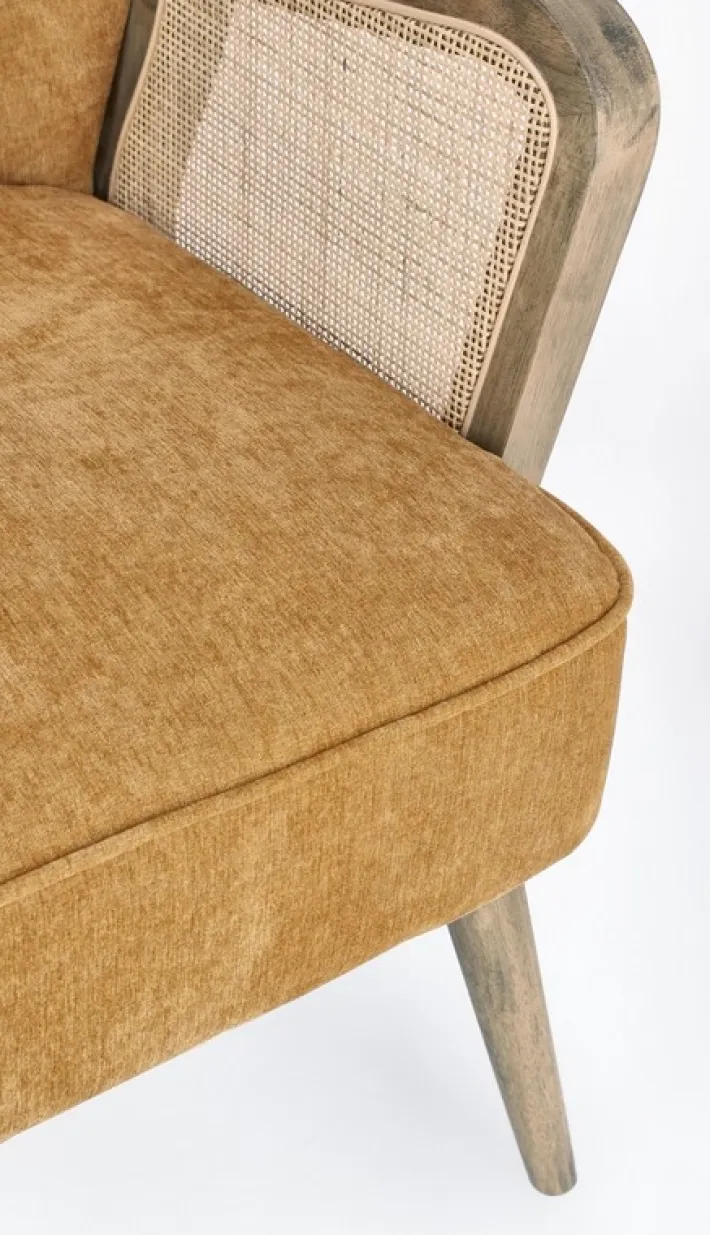 Bizzotto Poltrone E Chaise Longue>POLTRONA IN LEGNO SENAPE - VIRNA