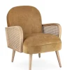 Bizzotto Poltrone E Chaise Longue>POLTRONA IN LEGNO SENAPE - DALIDA