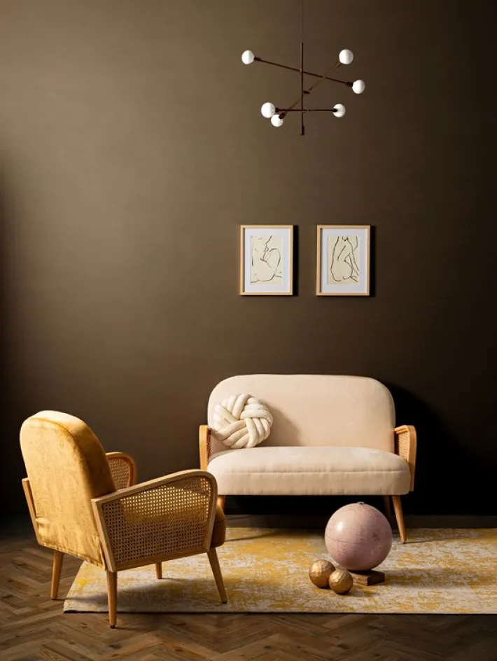 Bizzotto Poltrone E Chaise Longue>POLTRONA IN LEGNO SENAPE - DALIDA