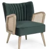 Bizzotto Poltrone E Chaise Longue>POLTRONA IN LEGNO VERDE - VIRNA